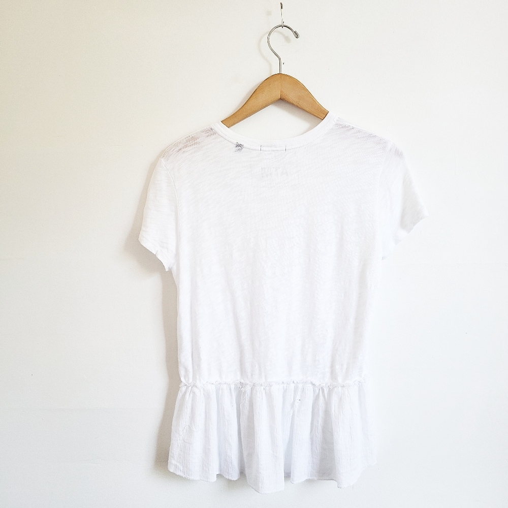 ATM
Anthony Thomas Melilo Slub Jersey Peplum Tee - Picture 2 of 5